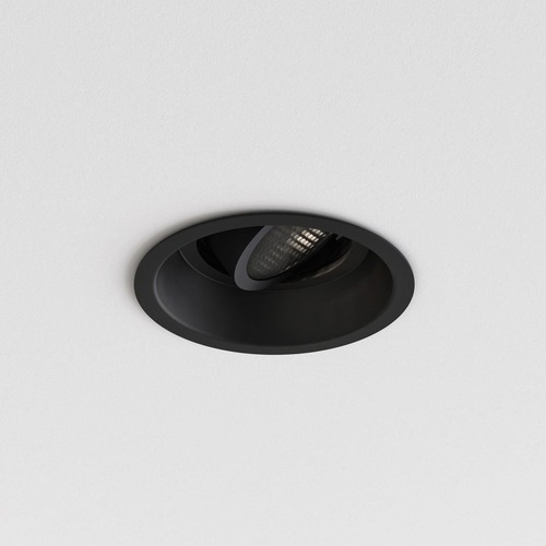 Kruhová - AST 1249041 Downlight svítidlo Minima Slimline Round nastavitelné protipožární 6W GU10 černá - ASTRO Lighting - foto 1