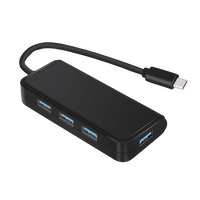 Mobilní a počítačové příslušenství - USB 3.0 Type-C na 4 porty USB 3.0 HUB