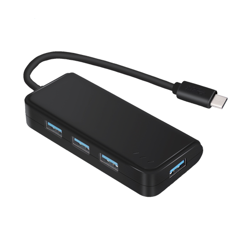 Mobilní a počítačové příslušenství - USB 3.0 Type-C na 4 porty USB 3.0 HUB - foto 1
