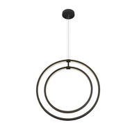 Kruhová - LA 1008002 ONE VERTICAL PD závěsné svítidlo, 180 cm, 2700/3000 K, FÁZE, černá - BIG WHITE (SLV)