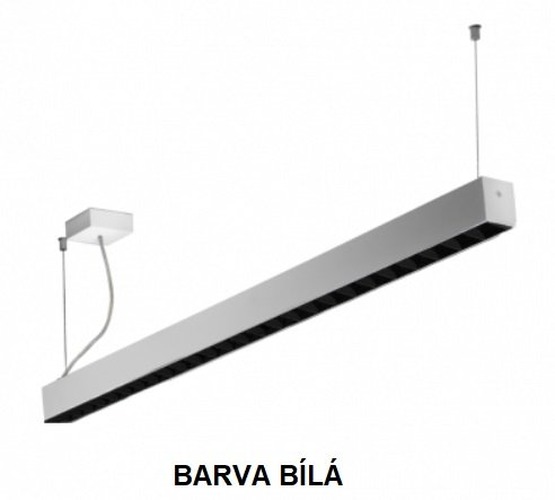 Podélná - HAL 45-500Z-20GGE/840, W Svítidlo závěsné Lipo45 bílé 4000K 1122x45x58mm IP20 LED MODUL 1x27W - HALLA - foto 1
