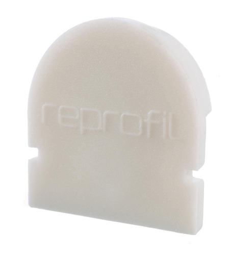 Krytky pro Al profily - IMPR 979580 Koncovka R-AU-01-08 bílá 14 mm 2 ks - LIGHT IMPRESSIONS - foto 1