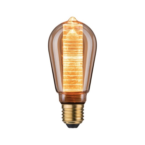 E27 - P 28830 Inner Glow Edition LED žárovka s vnitřním kroužkem E27 230V 3,6W 1800K zlatá - PAULMANN - foto 1