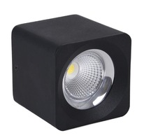 Hranatá - CEN QBNE-2513140 Stropní SVÍTIDLO LED QUBE ČERNÉ 131x131x133mm 25W/230VAC 4000K 2500Lm 45d IP20 - CENTURY