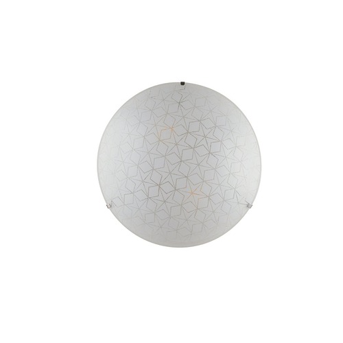 Plafoniéry - FAN I-ESAGRAM-PL30 Stropní svítidlo Esagram, bílé, 2 x E27, 30 x 9,5 cm - FANEUROPE - foto 1