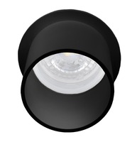 Kruhová - CEN ENIN-GU10 ENFASI zapuštěné svítidlo GU10 ČERNÉ - CENTURY