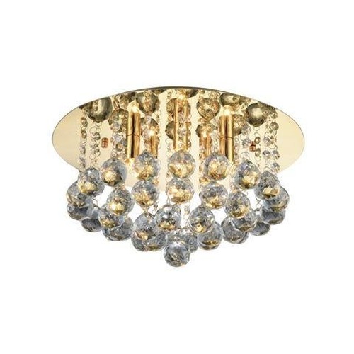 Kruhová - AZZ AZ3083 Stropní svítidlo Bolla 38  zlaté, G9 5x40W  - AZZARDO - foto 1