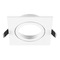 Hranatá - LA 1007448 NEW TRIA® 95 kroužek pro vestavbu do stropu, D: 11 Š: 11 H: 2,6 cm, IP 20, bílá - BIG WHITE (SLV)