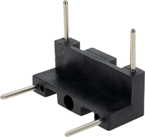 LED mini magnetické stopy - Černý konektor 90 stupňů