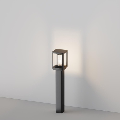 Sloupková - M O452FL-01GF2 Venkovní sloupkové svítidlo Cell E27 15W černý hliník IP54  - MAYTONI - foto 1