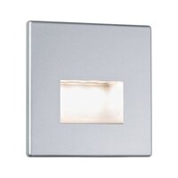 Zapuštěná - P 99495 LED vestavné svítidlo do zdi Edge Quadro hranaté 8x8cm 1,1W 230V 2700K matný chrom - PAULMANN