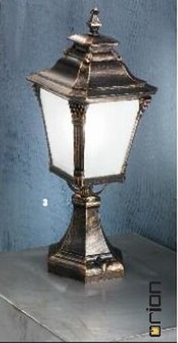 Sloupková - OR AL 11-1139/1 Venkovní sloupkové svítidlo 1x60W E27, patina, IP44, výška 57cm - ORION - foto 1