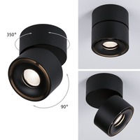 Kruhová - P 93371 Přisazené svítidlo LED Spircle černá mat 8,0W 3.000K 36° - PAULMANN