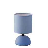 Stolní lampy dekorační - FAN I-FURORE-L BLU Stolní lampa Lumetto Furore, modrá, 1 x E14, 14 x 24 cm - FANEUROPE