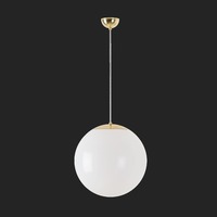 Nouzové osvětlení - OS ISI64313 ISIS S3 PM závěsné plastové svítidlo mosaz leštěná / bílá IP40 3000 K 27W LED nouzové kombinované 1 h (původní kód OS 64313) - OSMONT
