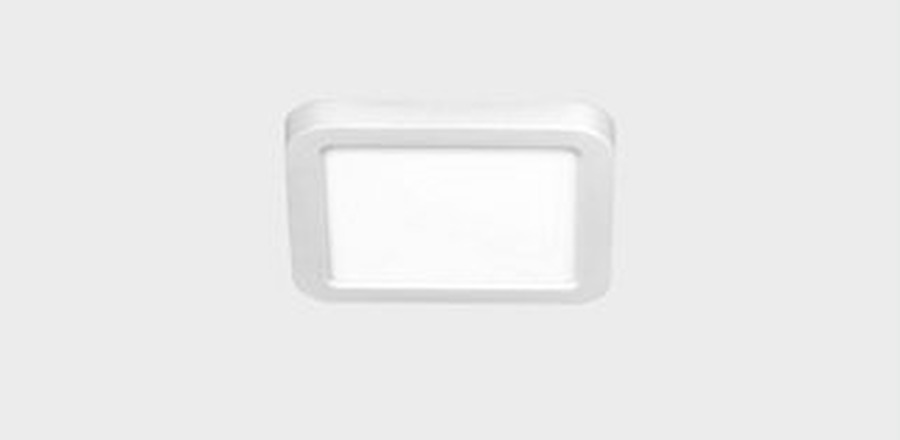 Hranatá - KHL K51705.02.RF.WH-WH.OP.ST.8.30 Zápustné svítidlo DISC SLIM SQ 145x145mm bílé 12W 3000K - KOHL-Lighting - foto 1