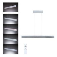 Podélná - P 78475 LED závěsné svítidlo Raiko RGBW+ stmívatelné / 19W / 6W stříbrná mat - PAULMANN