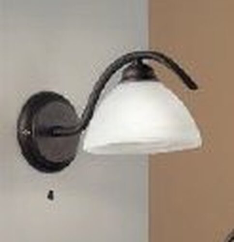 Dekorativní - OR WA 2-1133/1 Nástěnné svítidlo 1x60W E27 antik/sklo, průměr 16cm, výška 13cm - ORION - foto 1