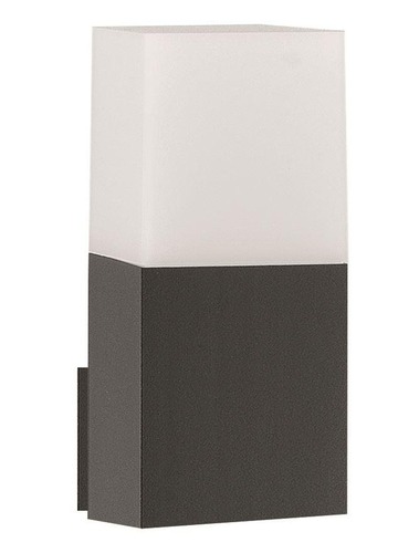 Nástěnná - NV 713412 Venkovní nástěnné svítidlo STICK tmavě šedý hliník bílý akryl E27 1x12W 220-240V IP54 bez žárovky - NOVA LUCE - foto 1