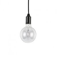 Subtilní - ILUX 113319 Závěsné svítidlo Ideal Lux Edison SP1 nero 113319 černé - IDEALLUX