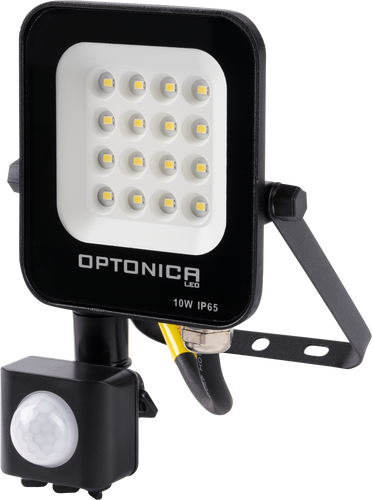 Vnější světlomety - LED SMD Floodlight Černé tělo IP65 se senzorem - foto 1