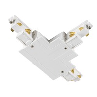 Lišty a příslušenství S-TRACK - LA 1006532 T-spojka pro S-TRACK 3fázovou montážní lištu, uzemnění vnitřní vpravo, bílá, DALI - BIG WHITE (SLV)