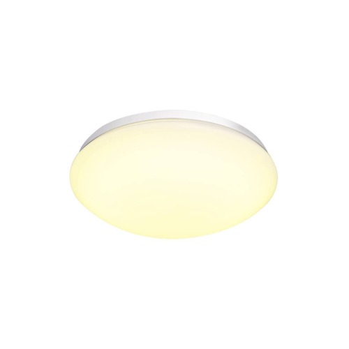 Nástěnná - LA 1002020 LIPSY 30 Dome, LED, venkovní nástěnné a stropní nástavbové svítidlo, bílá, IP44, 3000/4000K - BIG WHITE (SLV) - foto 1