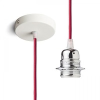 Sestavte si sami - RED R11892X VÝPRODEJ VZORKU - ELISA závěsná sada BZ+ČEK+CHO   230V E27 28W - RED - DESIGN RENDL