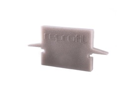 Krytky pro Al profily - IMPR 979041 Koncovka H-ET-01-10 šedá 25 mm 2 ks - LIGHT IMPRESSIONS