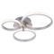 Dekorativní - LD 12110-55 JOHANNA LED stropní svítidlo, moderní kruhy, ocel 3000K - LEUCHTEN DIREKT / JUST LIGHT