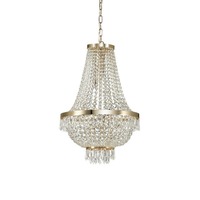 Dekorativní - ILUX 114736  Závěsné svítidlo Ideal Lux Caesar SP9 oro 114736 45cm zlaté   - IDEALLUX
