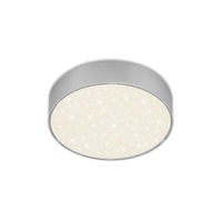 Kruhová - BRI 7072-414 LED stropní svítidlo hvězdné nebe, pr. 15,7 cm, 11 W, stříbrná - BRILONER