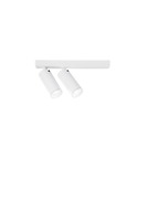 Bodová - FAN SPOT-PLAUTO-2-BCO LED spot Plauto (bílý, ocel + hliník) 2 x GU10, 235 x 92 x 36 mm - FANEUROPE