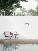 Nástěnná - NV 9060204 Venkovní nástěnné svítidlo LETO černý hliník akrylový difuzor LED 18W 3000K 220-240V 120st. IP65 - NOVA LUCE