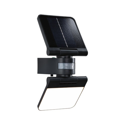 Nástěnná - P 94609 Solární LED osvětlení zdí Lesla pohybové čidlo (IR) IP65 hranaté 150x130mm 3000K 12,5W antracit umělá hmota - PAULMANN - foto 1