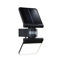 Nástěnná - P 94609 Solární LED osvětlení zdí Lesla pohybové čidlo (IR) IP65 hranaté 150x130mm 3000K 12,5W antracit umělá hmota - PAULMANN