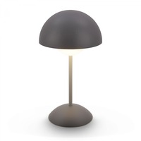 Stolní lampy dekorační - BRILO 7578015 Kugle stolní lampička - 3W, 250lm, bezdrátová, LED, stmívatelné, dotykový vypínač, teplá bílá, antracit - BRILO