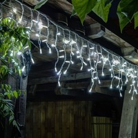 Venkovní krápníky - DLED ILNX0305 DecoLED LED vánoční světelné krápníky - 3m, ledově bílá ILNX0305