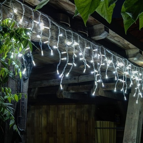 Venkovní krápníky - DLED ILNX0305 DecoLED LED vánoční světelné krápníky - 3m, ledově bílá ILNX0305 - foto 1