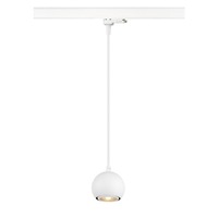 Svítidla - LA 1008171 LIGHT EYE® 90 3~ závěsné svítidlo, GU10, délka závěsu 150cm, 1x max. 6W, matně bílá - BIG WHITE (SLV)