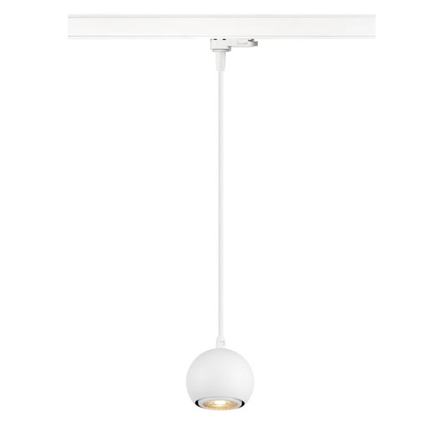 Svítidla - LA 1008171 LIGHT EYE® 90 3~ závěsné svítidlo, GU10, délka závěsu 150cm, 1x max. 6W, matně bílá - BIG WHITE (SLV) - foto 1