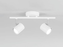 Bodová - FAN SPOT-ZERO-2 BCO Spotové svítidlo SPOT ZERO bílá 2xGU10 33x7x15 cm - FANEUROPE