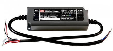 Stabilizované napětí - IMPR 872113 Meanwell napájení CV, PWM-120-24KN konstantní napětí 0-5000 mA IP67 stmívatelné 24V DC 120,00 W - LIGHT IMPRESSIONS