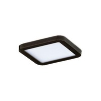 Koupelnová - AZZ AZ2833 LED Stropní zápustné bodové svítidlo Azzardo Slim 9 Square 3000K IP44 black AZ2833 6W 500lm 3000K IP44 9cm čtvercové černé - AZZARDO