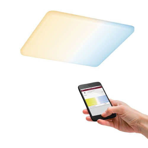 Koupelnová - P 95384 LED vestavné svítidlo Veluna VariFit Zigbee měnitelná bílá 185x185mm IP44 15W - PAULMANN - foto 1