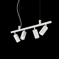 Podélná - ILUX 231372 DYNAMITE SP4 BIANCO - IDEALLUX