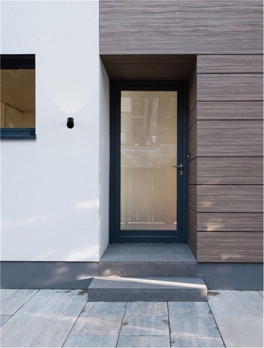 Nástěnná - NV 9136176 Venkovní nástěnné svítidlo BRICE černý hliník skleněný difuzor Osram LED 6W 3000K 220-240V IP54 - NOVA LUCE - foto 1