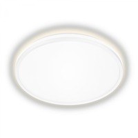 Kruhová - BRILO 3836016 Pulap A LED stropní svítidlo, třída A, přímé a nepřímé osvětlení, bílé - BRILO