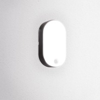 Nástěnná - CEN OSONS-1411900 Venkovní nástěnné LED svítidlo OASI CCT 14W 3000/4000/6500K IP54 černá pohybové čidlo - CENTURY