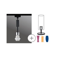 Svítidla - P 96919 URail 2Easy Basic závěs max. 20W E27 černá mat chrom kov/umělá hmota - PAULMANN